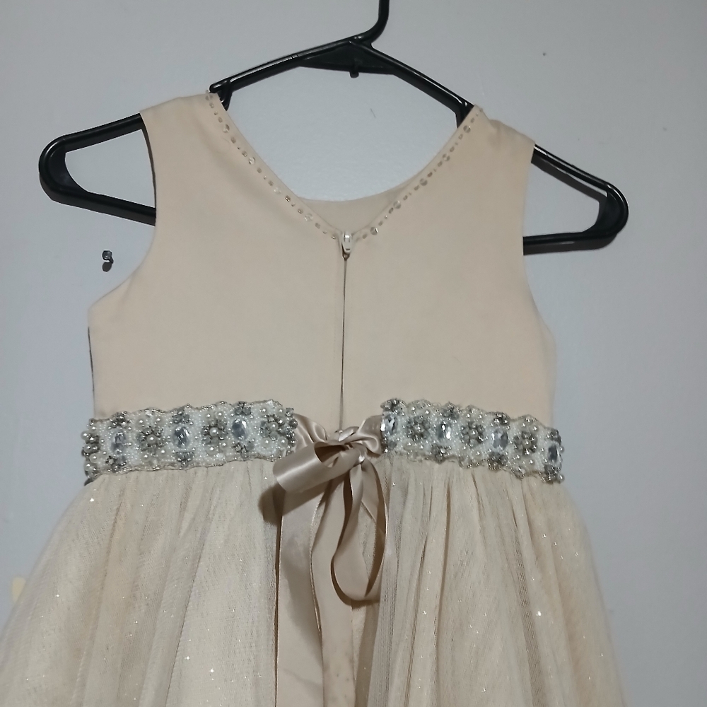 Chantilly Place Girls Long Elegant Sleeveless Dress. Size 6 - Picture 10 of 16